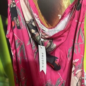 Prussia Pink Floral Dress